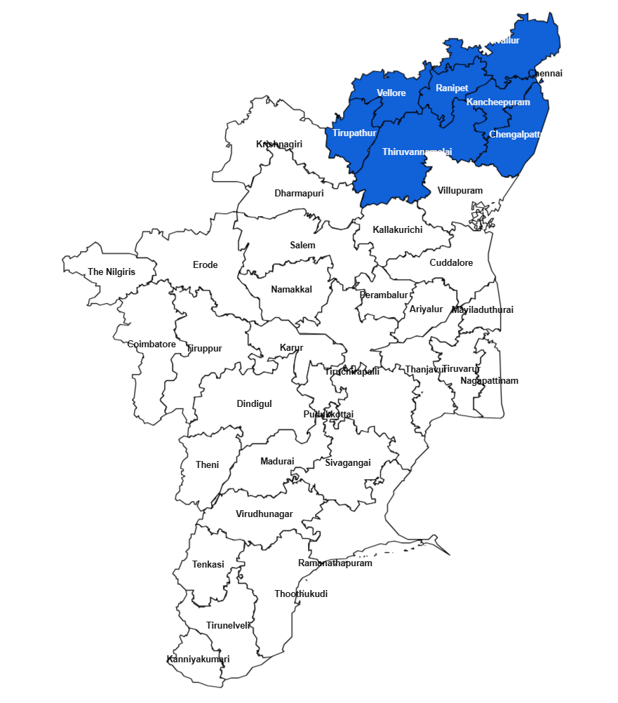 Chennai map