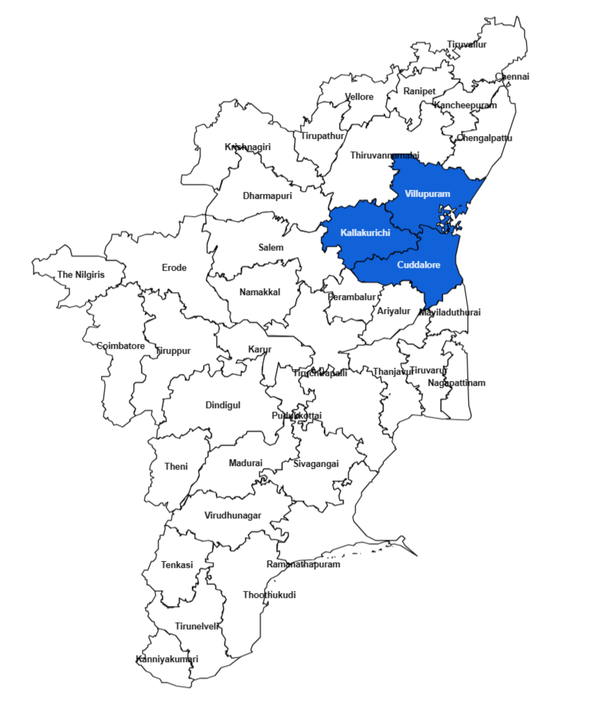 Cuddalore map