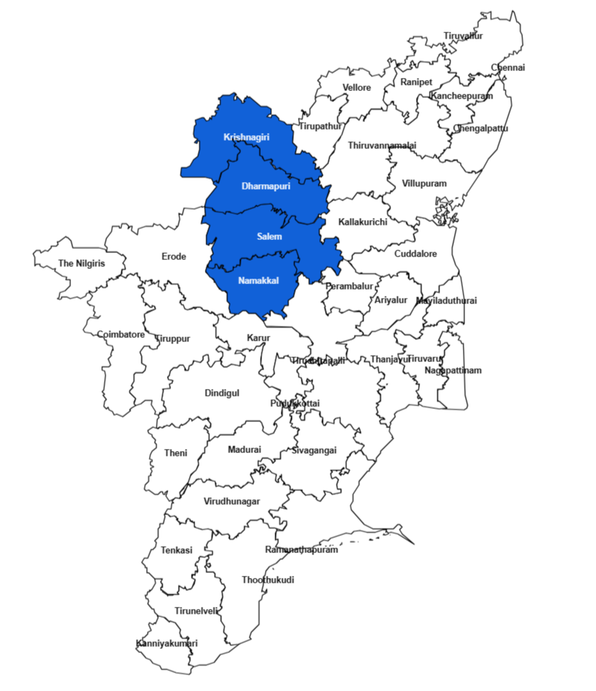 Dharmapuri map