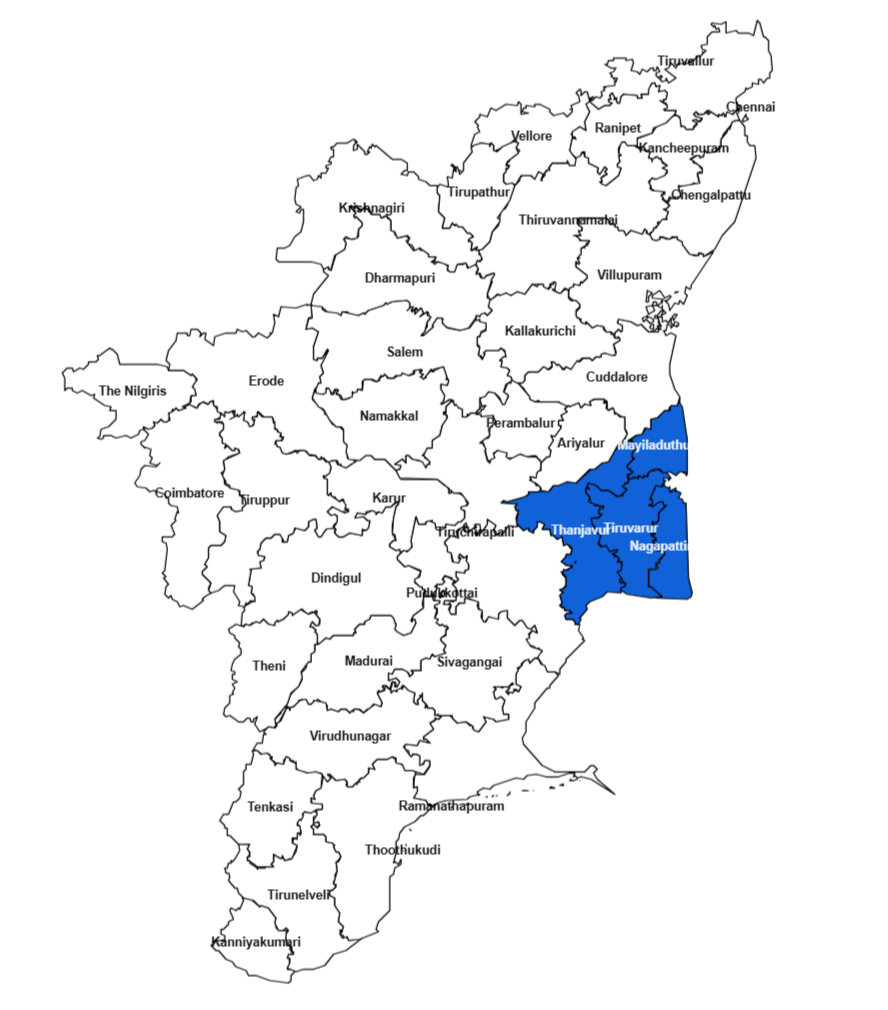 Nagapattinam map